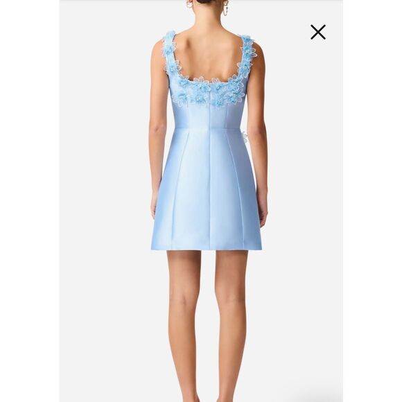 Elliatt Elder Embellished Minidress in Blue size XS  NWT Flaw noted!! - Picture 3 of 6